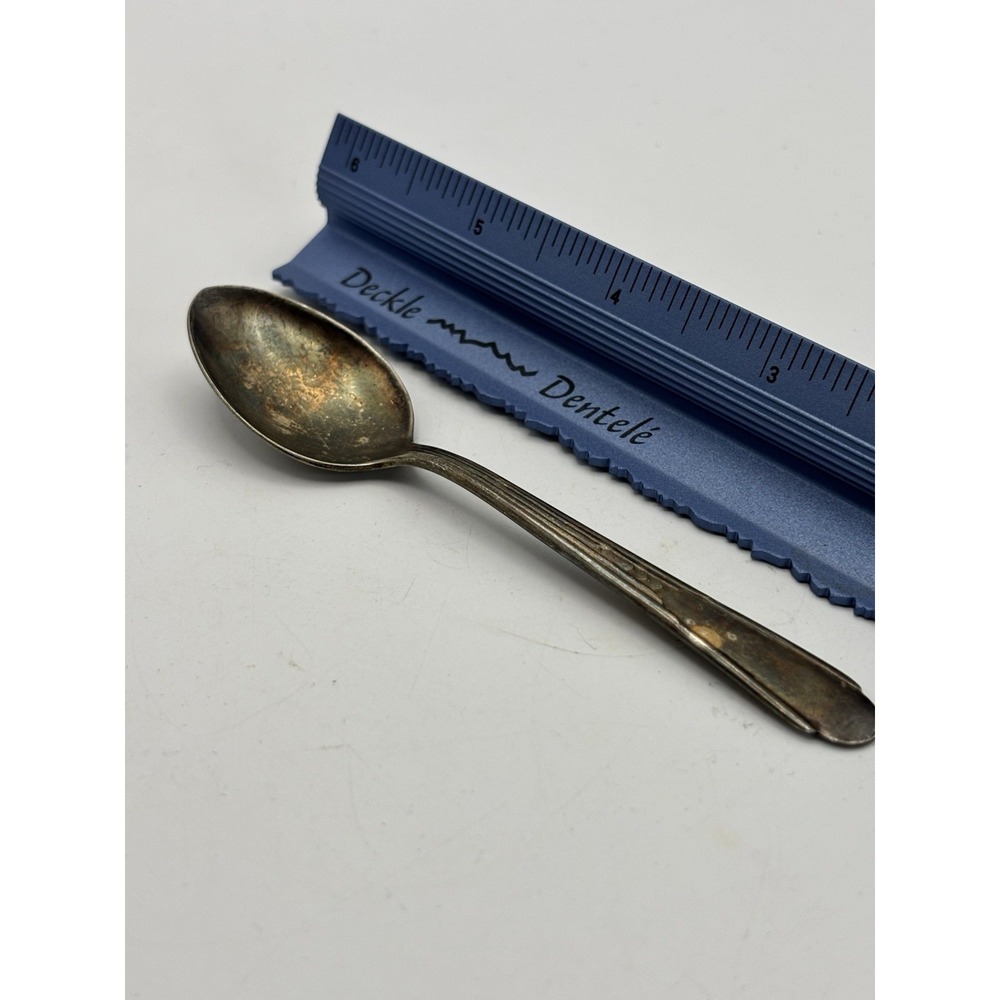 Fairfield Silver Plate Baby Spoon Child Serving‎ Vintage Keepsake Shower Gift